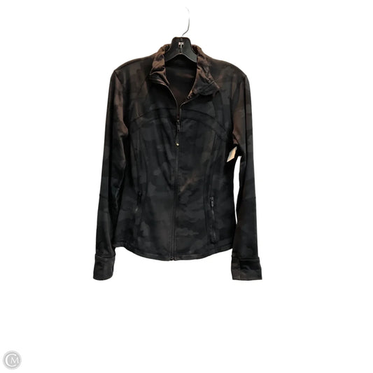 Athletic Jacket By Lululemon In Black, Size: L