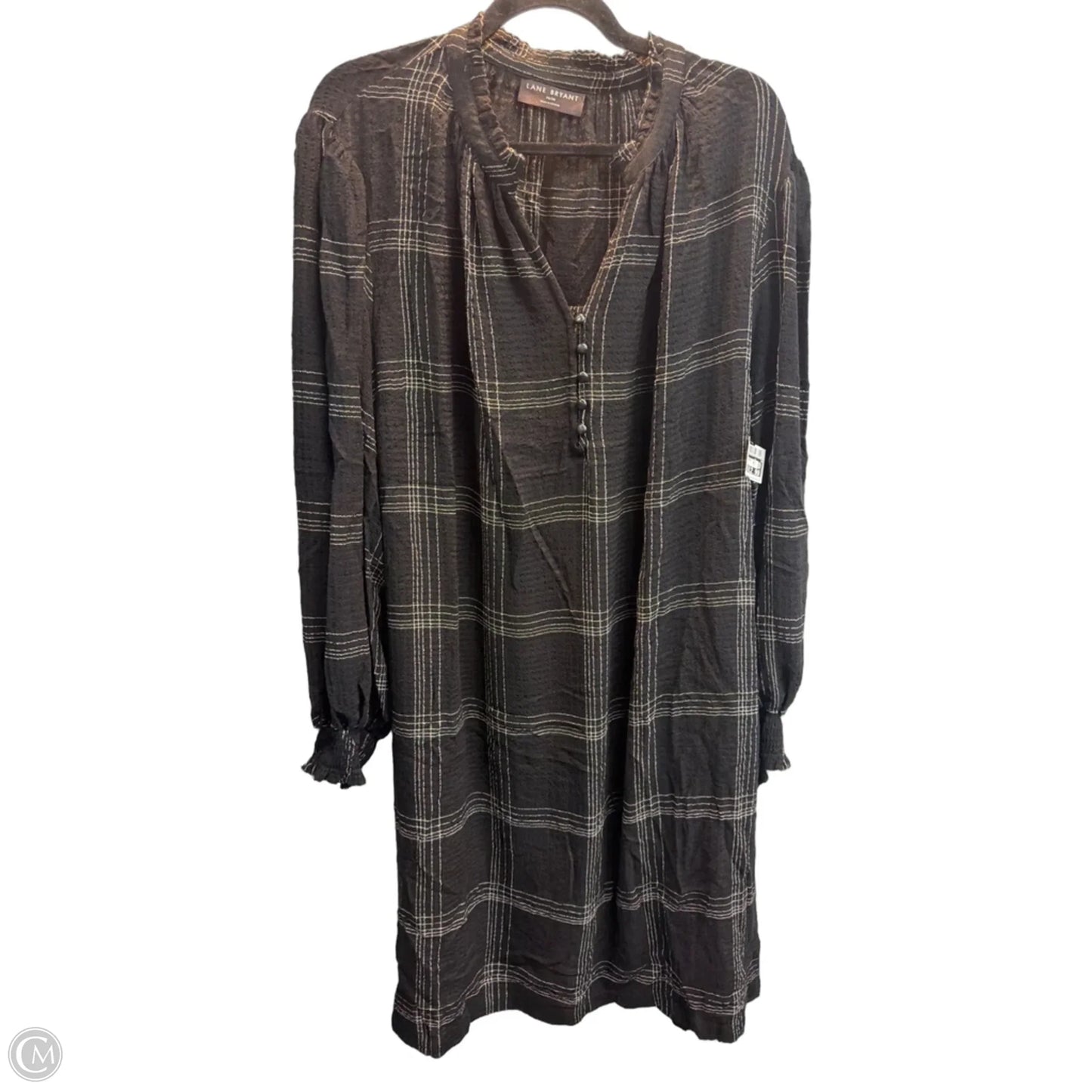Dress Casual Midi By Lane Bryant In Black, Size: 4x