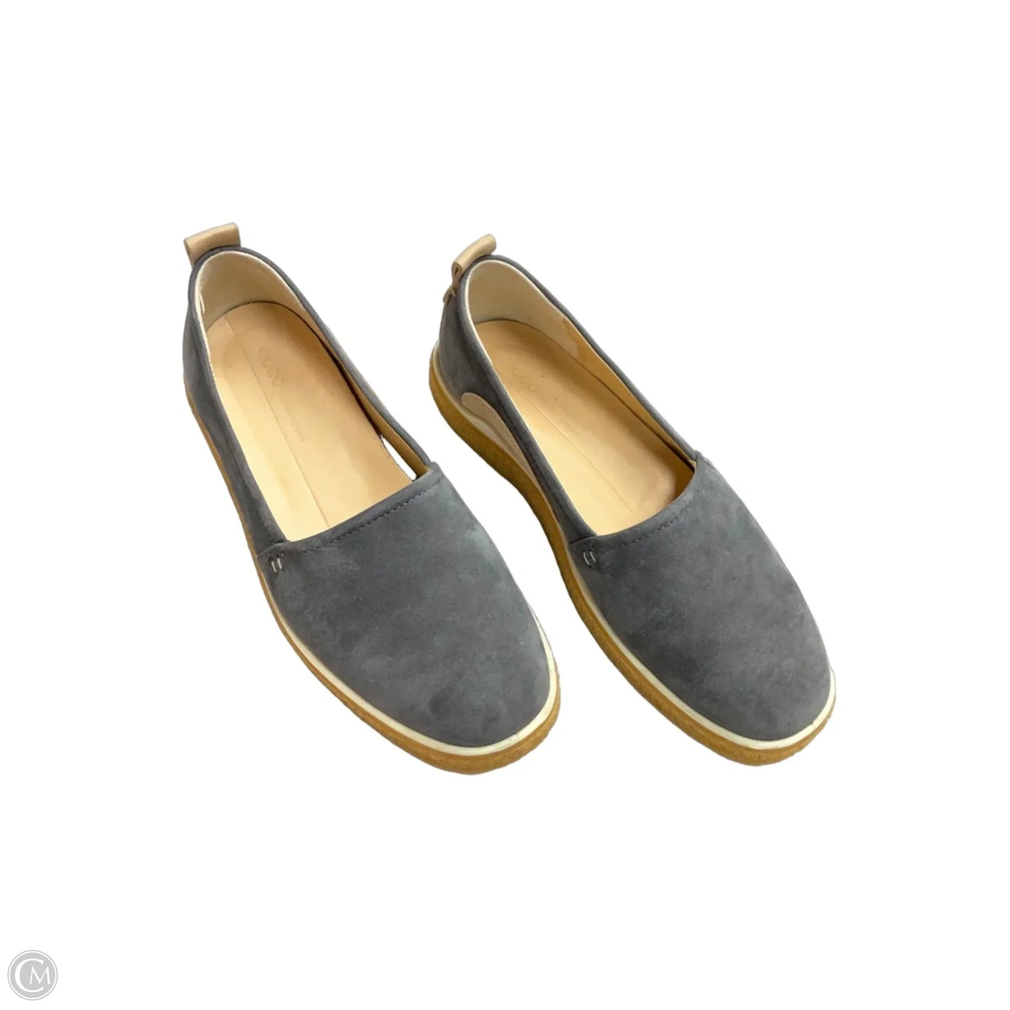 Shoes Flats By Ecco In Grey, Size: 8.5