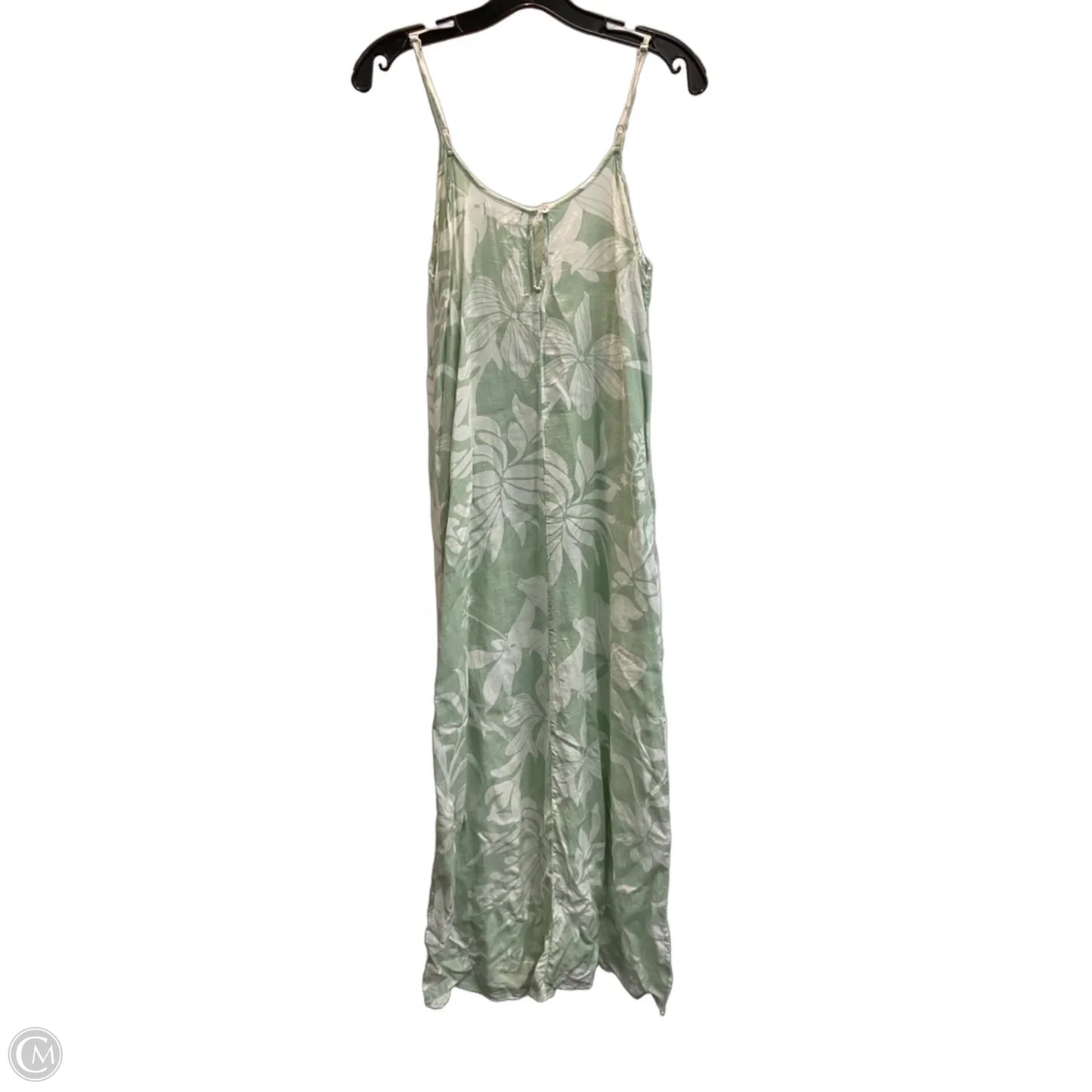 Dress Casual Maxi By Clothes Mentor In Green & White, Size: M