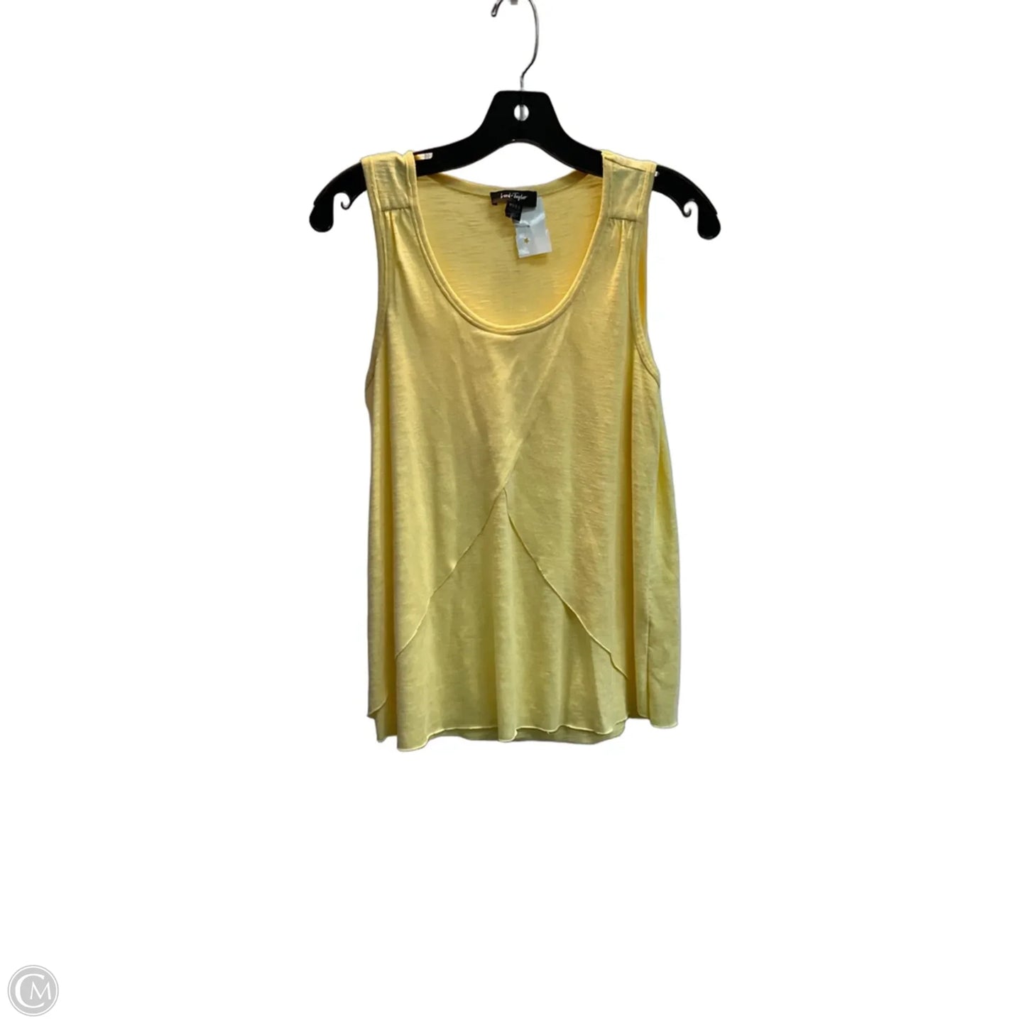 Top Sleeveless Basic By Lord And Taylor In Yellow, Size: S