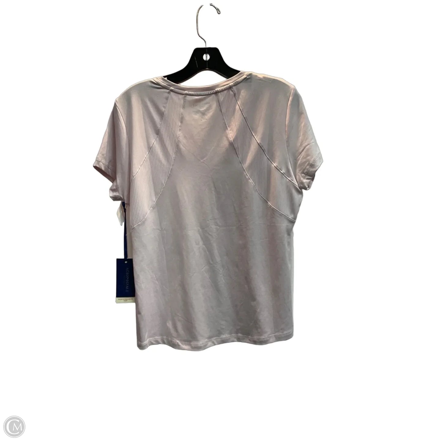 Athletic Top Short Sleeve By Aeropostale In Pink, Size: M