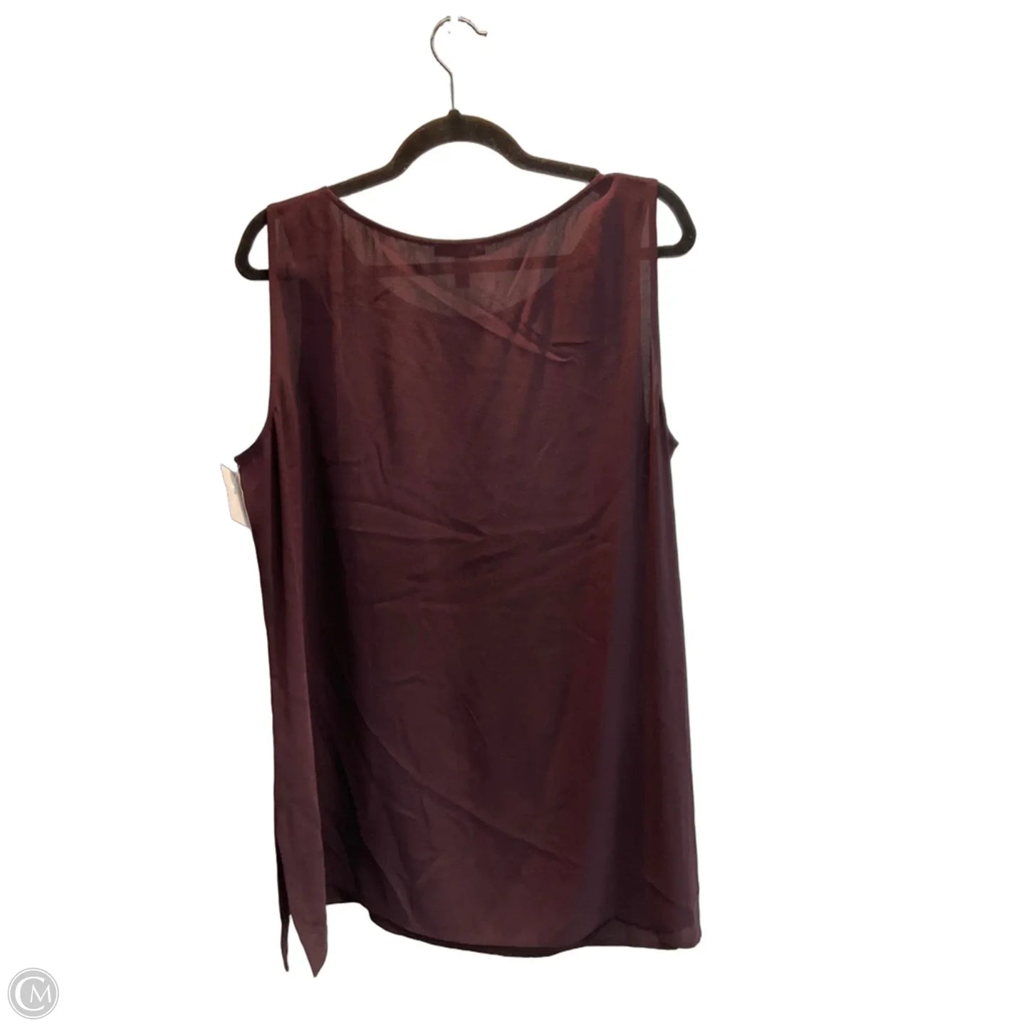 Top Sleeveless By Eileen Fisher In Purple, Size: L