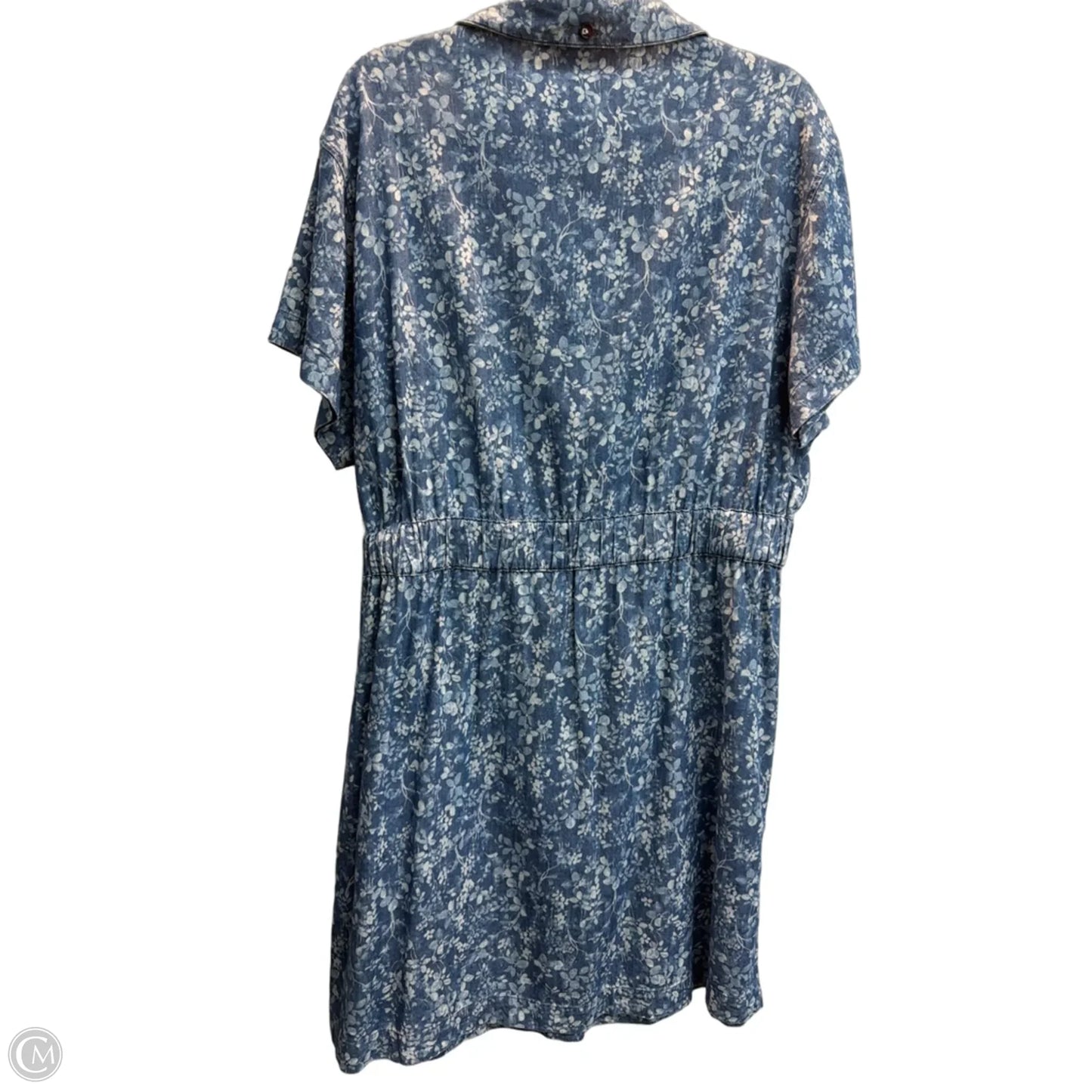 Dress Casual Midi By Tommy Hilfiger In Blue, Size: L