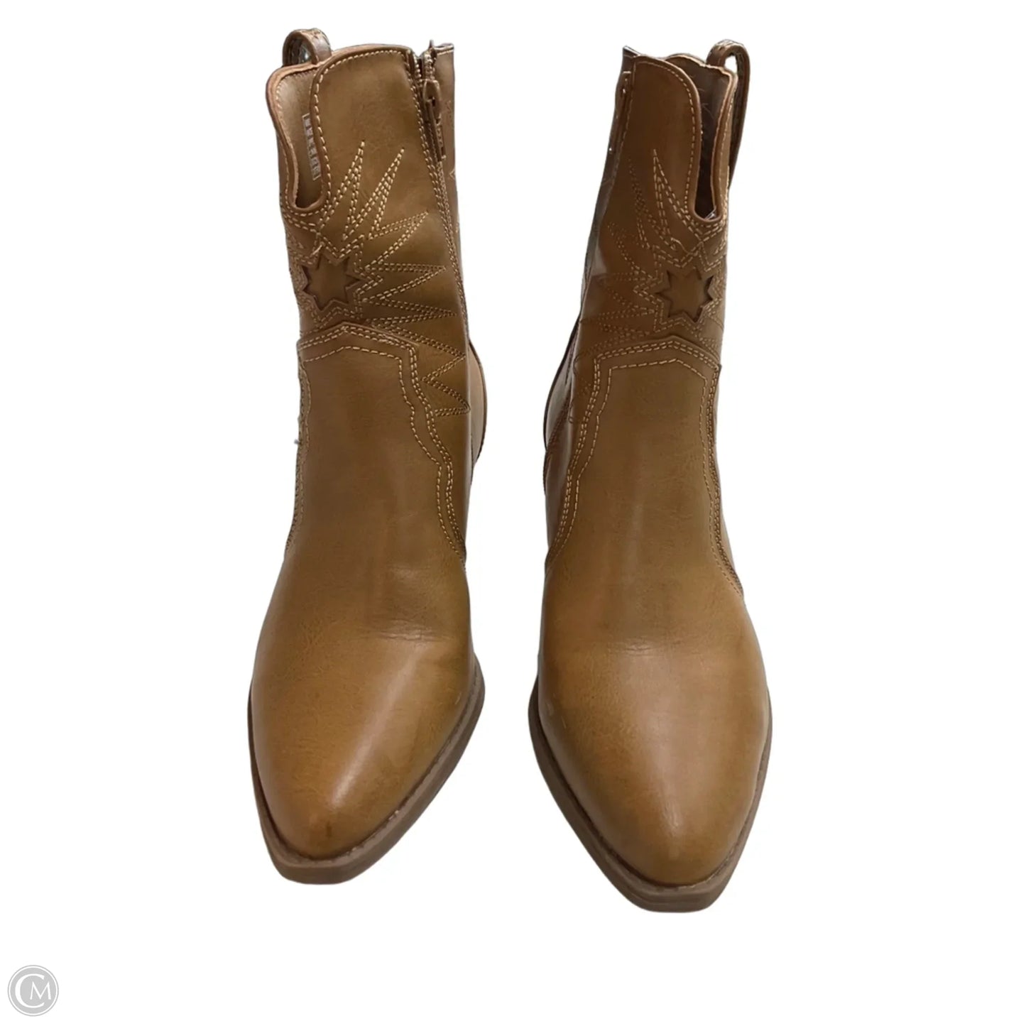 Boots Western By So In Tan, Size: 8