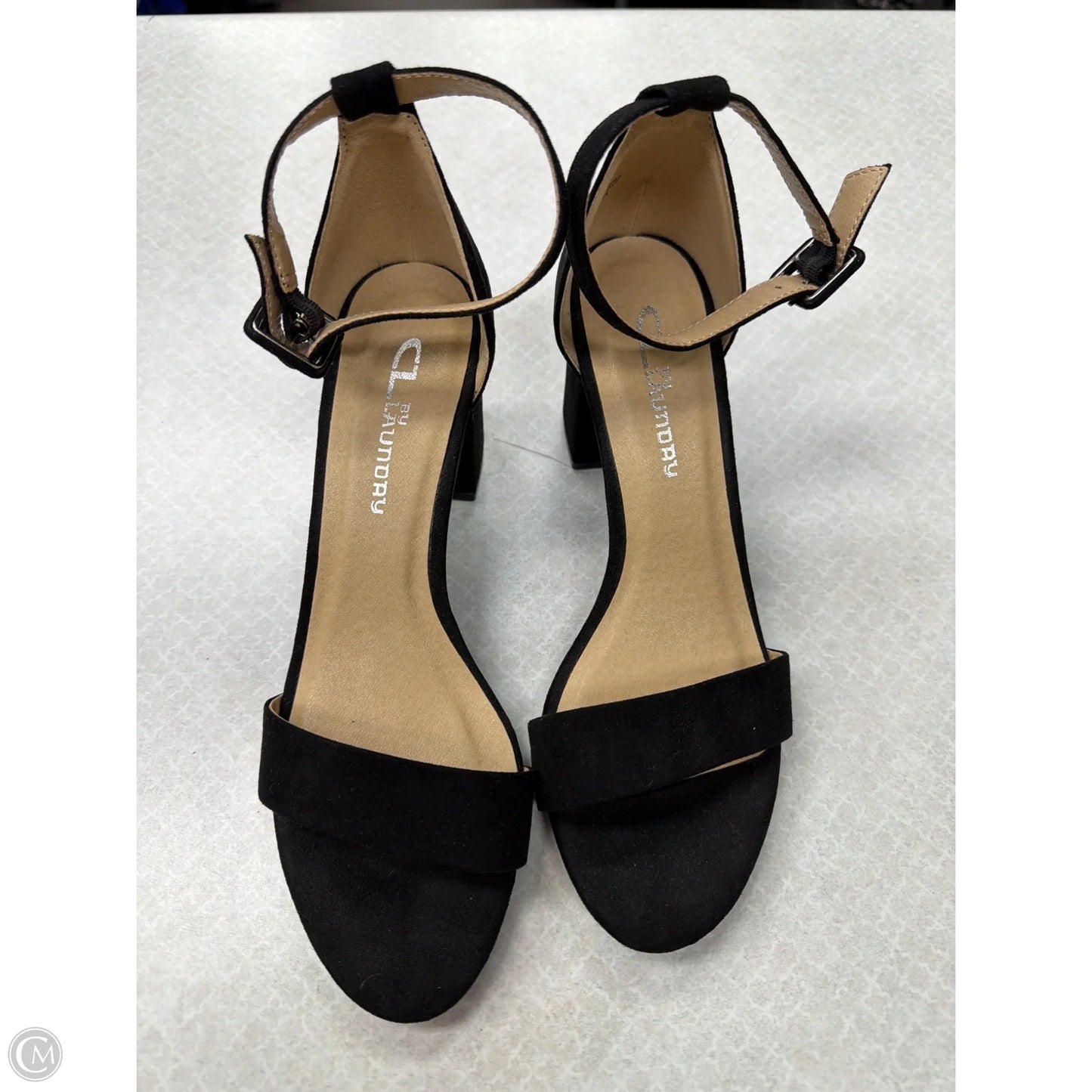 Sandals Heels Block By Cl By Chinese Laundry In Black, Size: 6.5