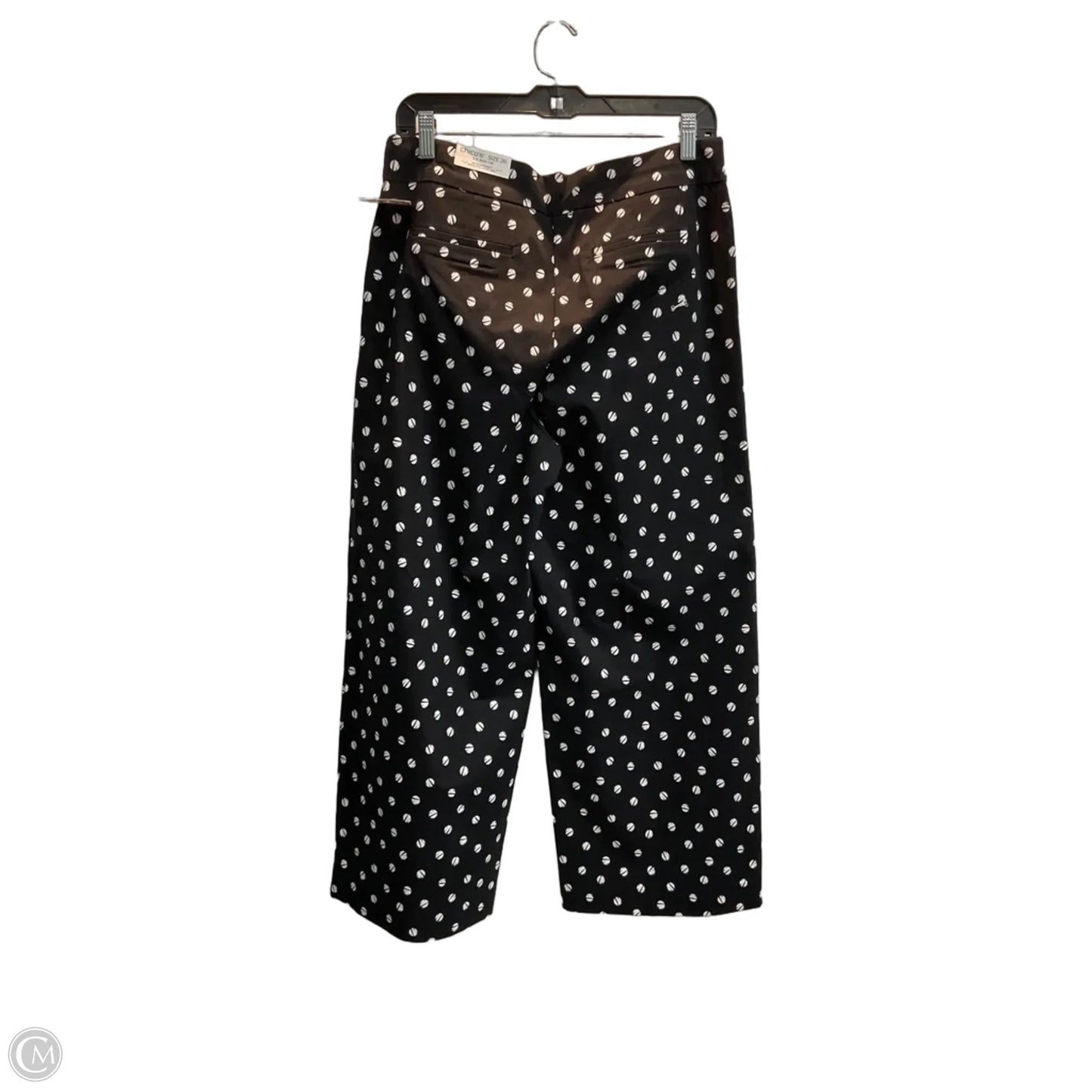 Pants Wide Leg By Chicos In Polkadot Pattern, Size: 12