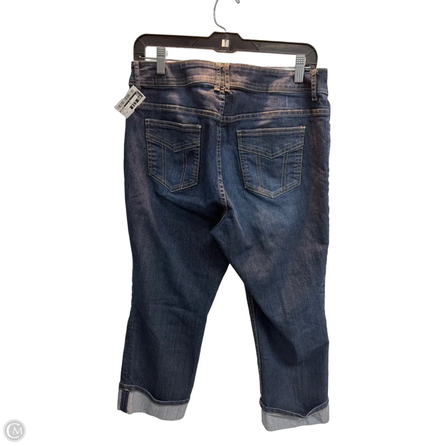 Capris By Chicos In Blue Denim, Size: 10