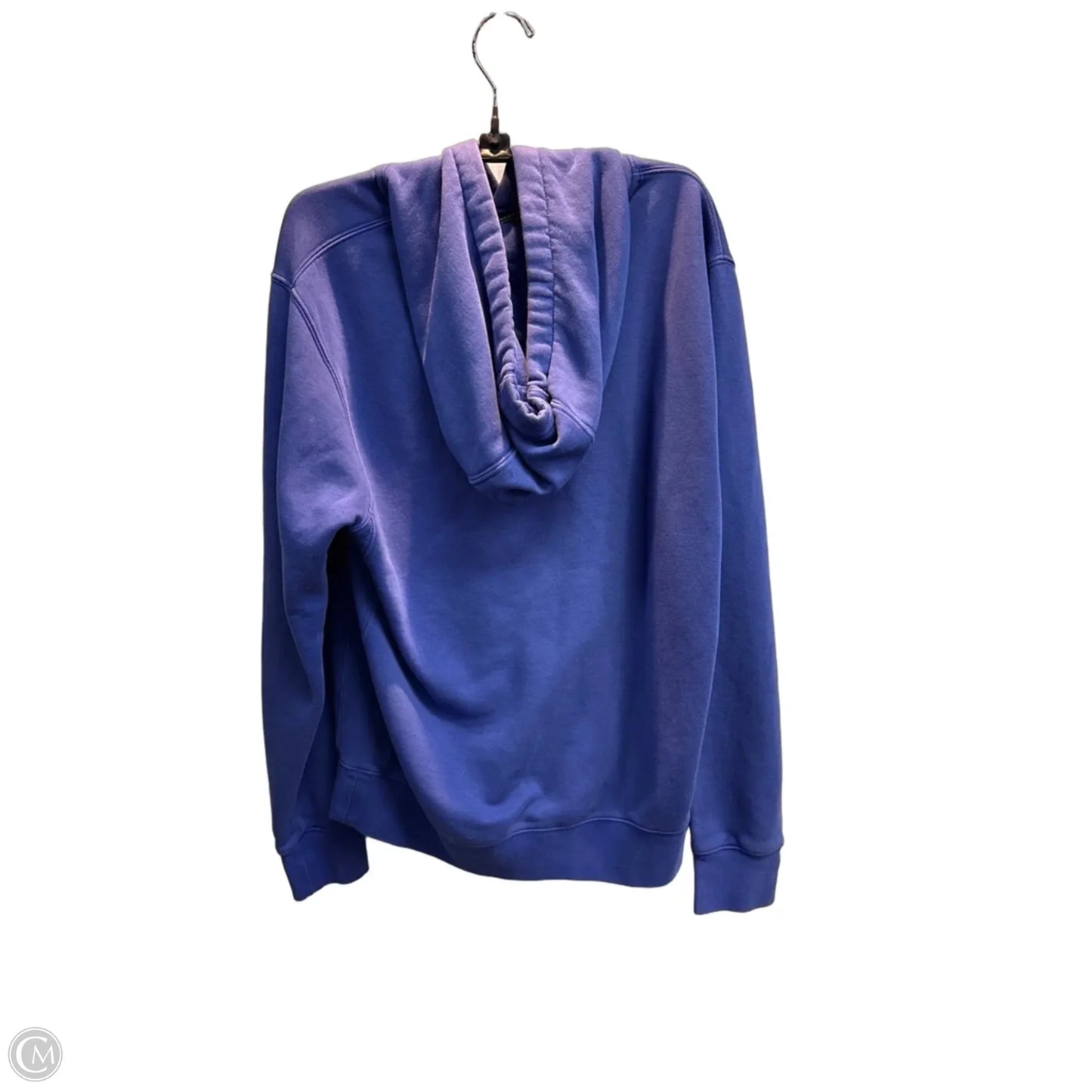 Athletic Sweatshirt Hoodie By Nike Apparel In Blue, Size: S