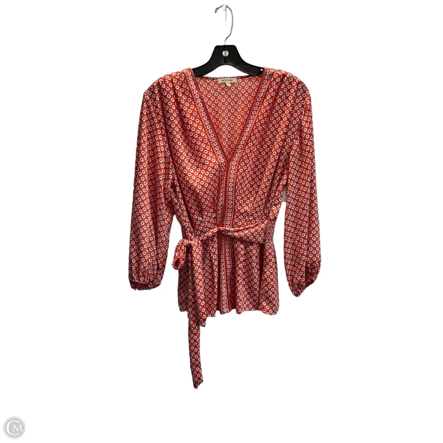 Top Long Sleeve By Max Studio In Floral Print, Size: L