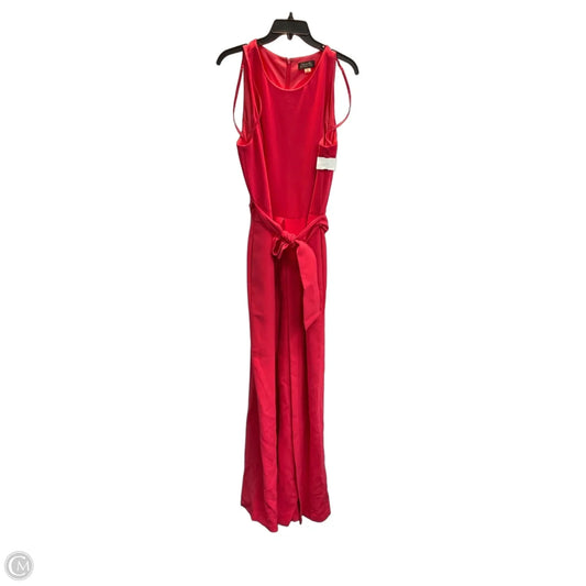 Jumpsuit By Tahari In Pink, Size: L