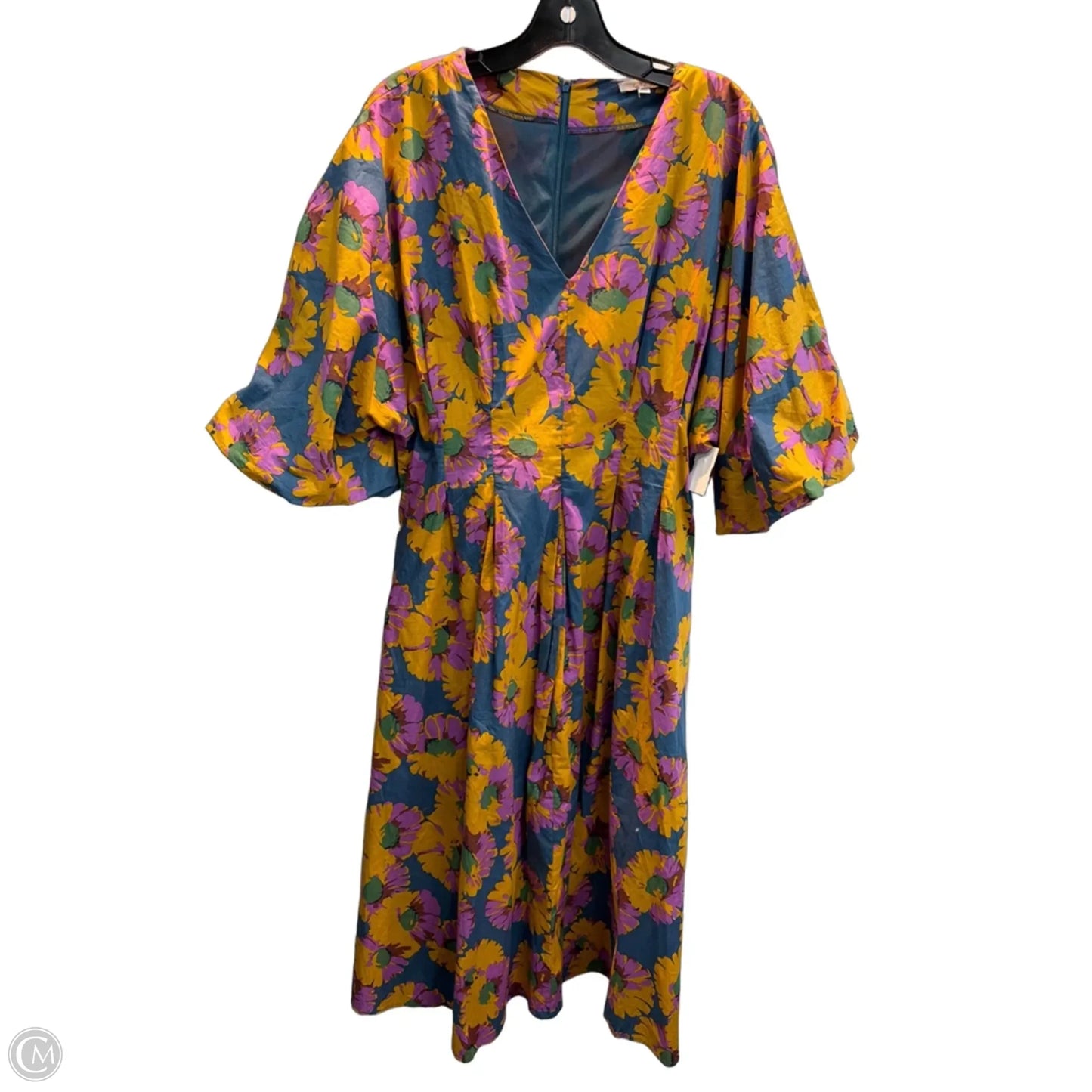Dress Casual Maxi By Polagram In Floral Print, Size: L