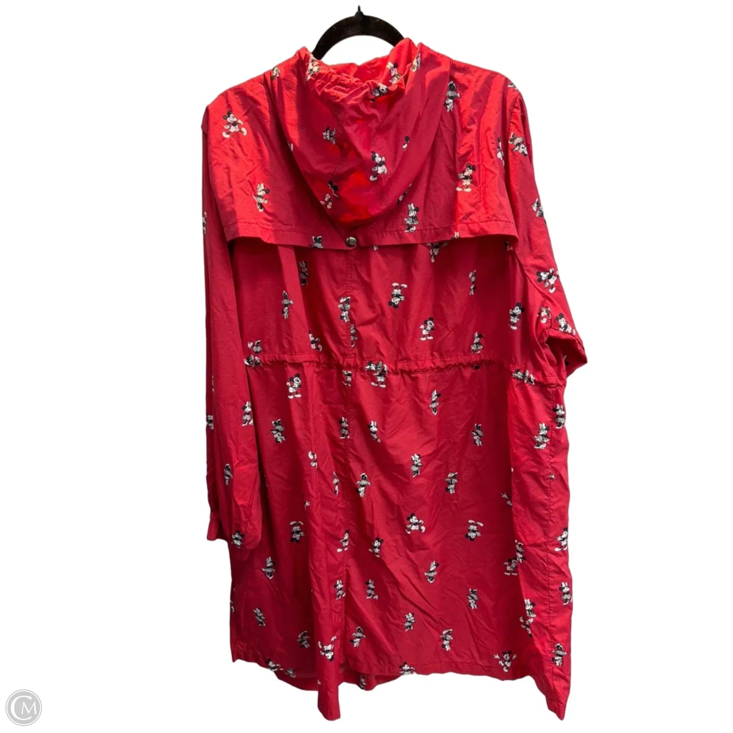 Jacket Windbreaker By Disney In Red, Size: 4x