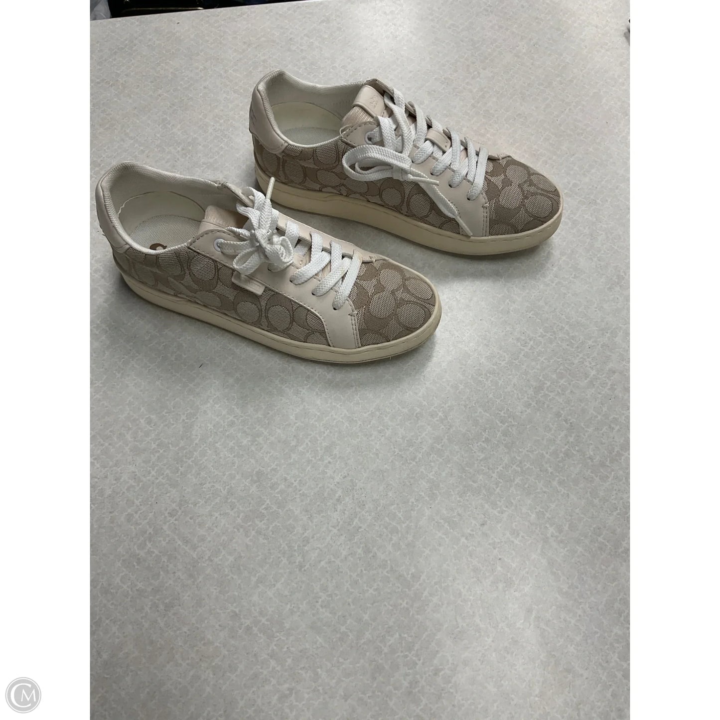 Shoes Designer By Coach In Tan, Size: 6.5