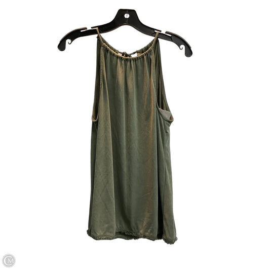 Top Sleeveless By Green Envelope In Green, Size: M