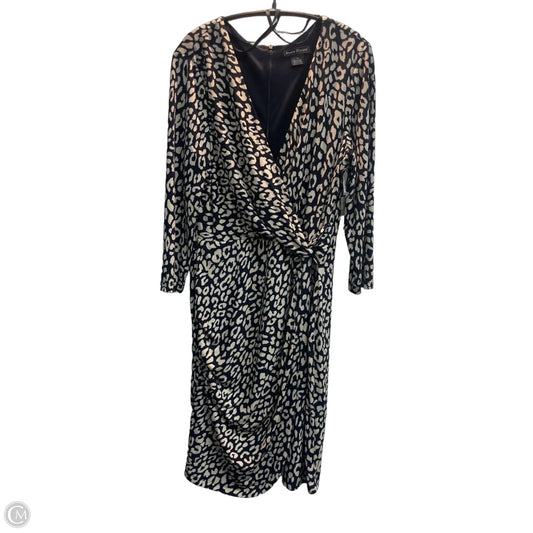 Dress Party Midi By Jessica Howard In Animal Print, Size: L
