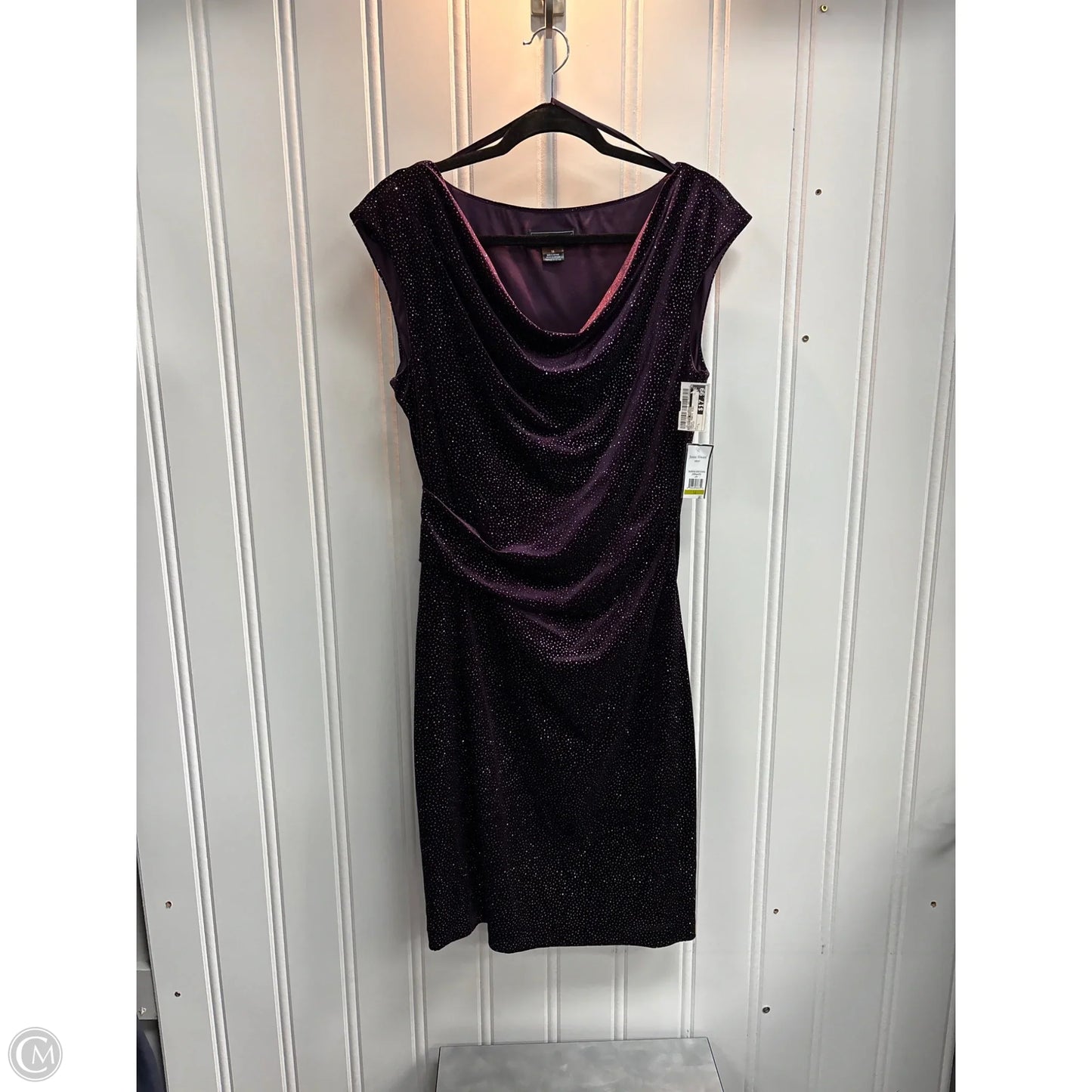 Dress Party Midi By Jessica Howard In Purple, Size: L