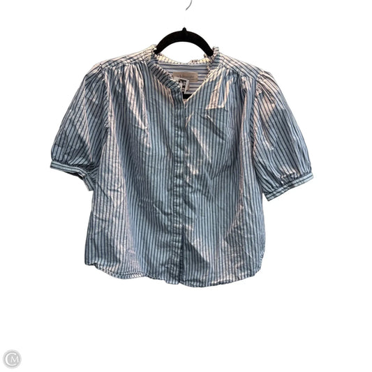Top Short Sleeve By Philosophy In Striped Pattern, Size: L