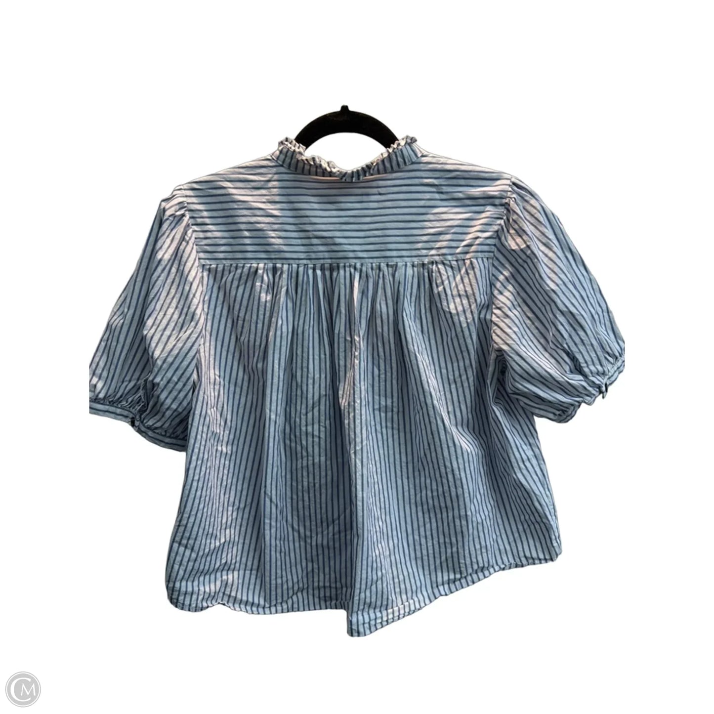 Top Short Sleeve By Philosophy In Striped Pattern, Size: L