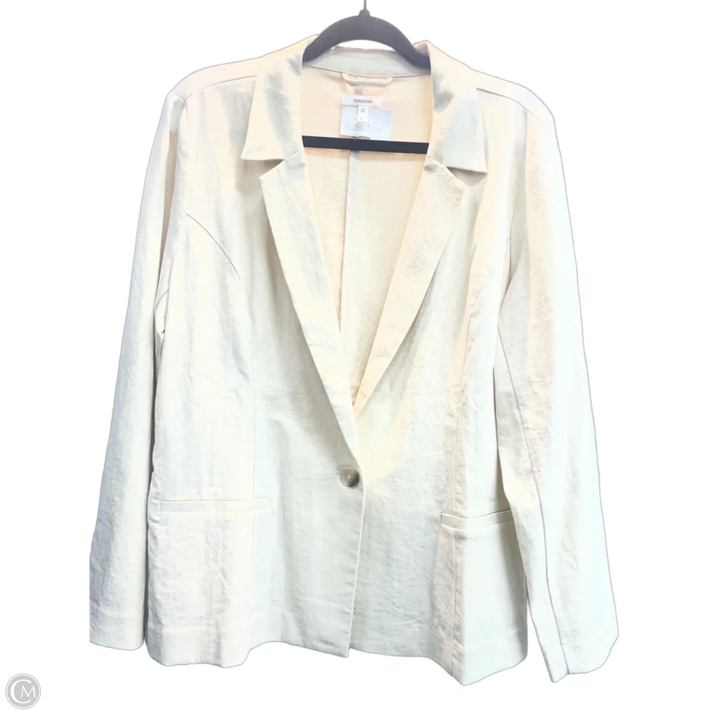 Blazer By Maurices In Beige, Size: L