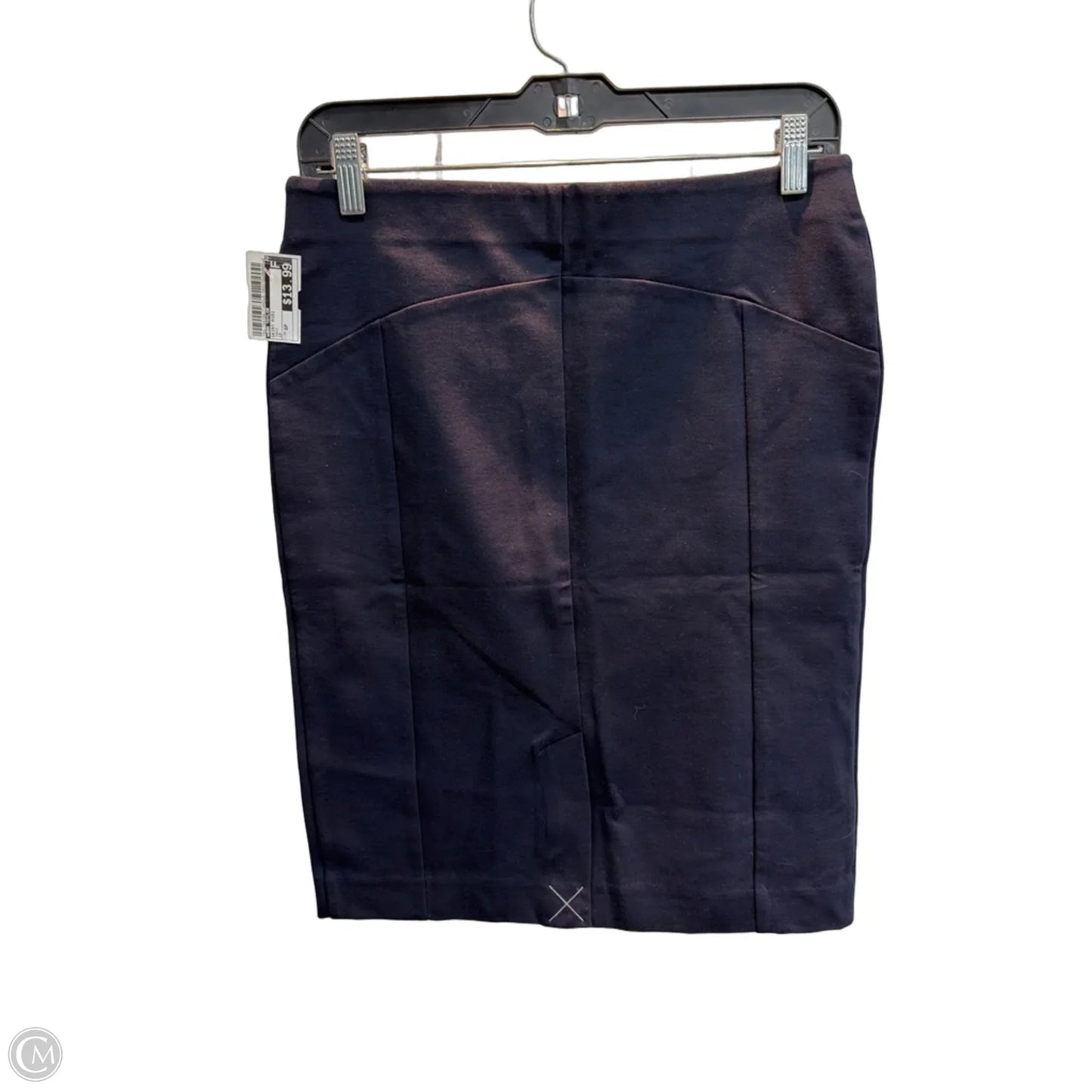 Skirt Midi By Ann Taylor In Navy, Size: 6p