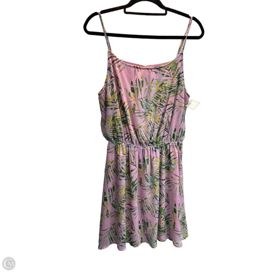 Dress Party Midi By Staccato In Green & Pink, Size: M