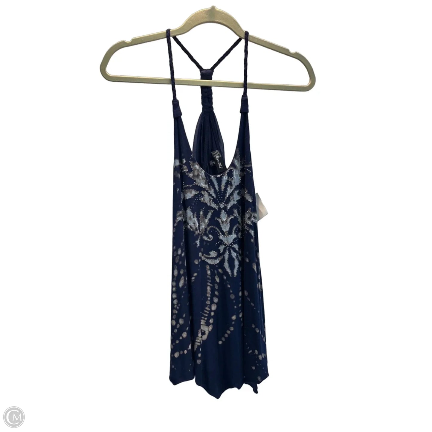 Top Sleeveless By Miss Me In Navy, Size: S