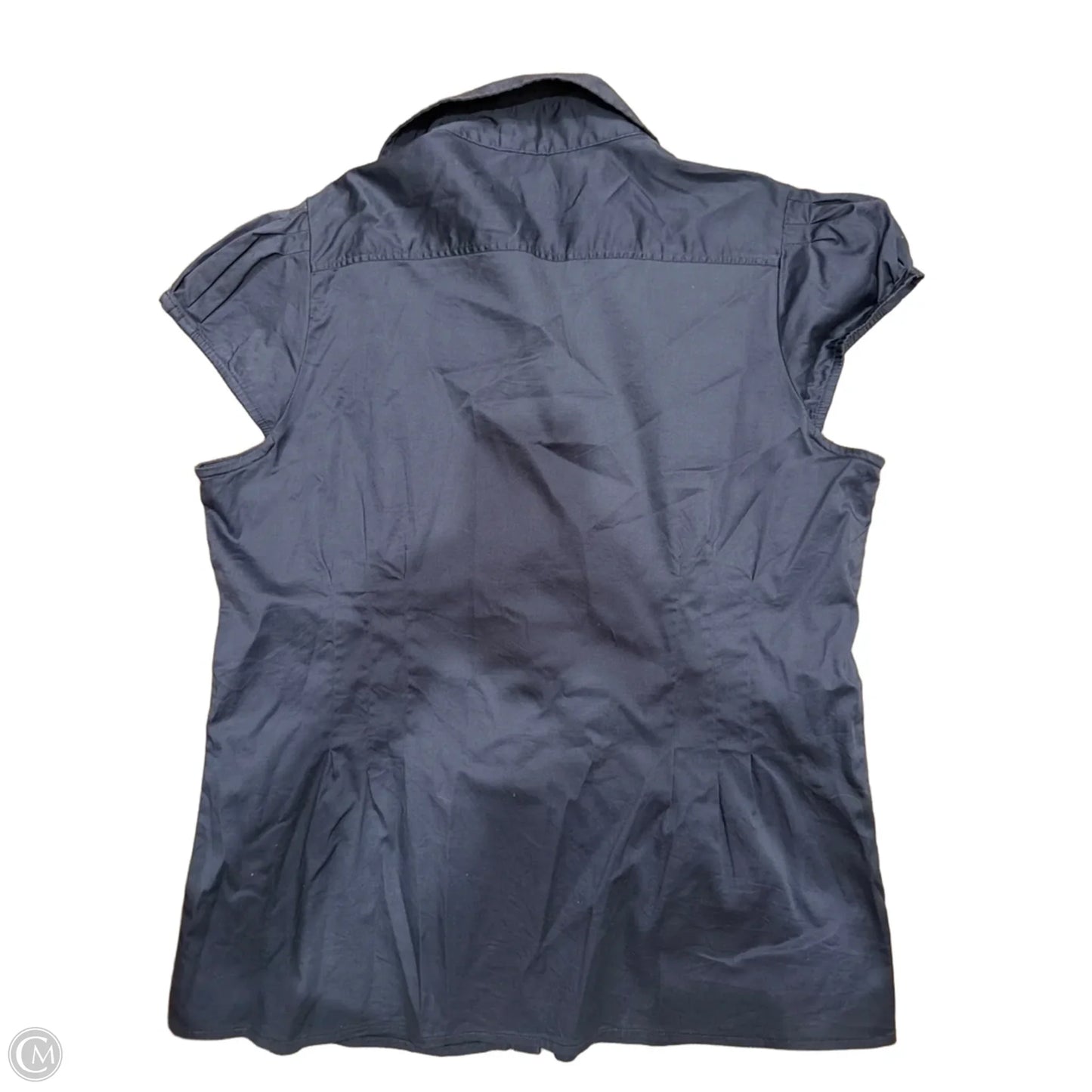 Top Short Sleeve By Banana Republic In Blue, Size: Xl
