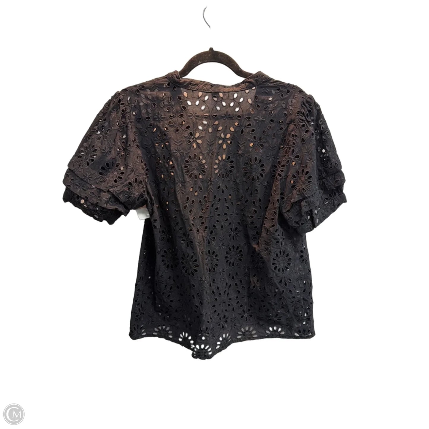 Top Short Sleeve By J. Crew In Black, Size: L