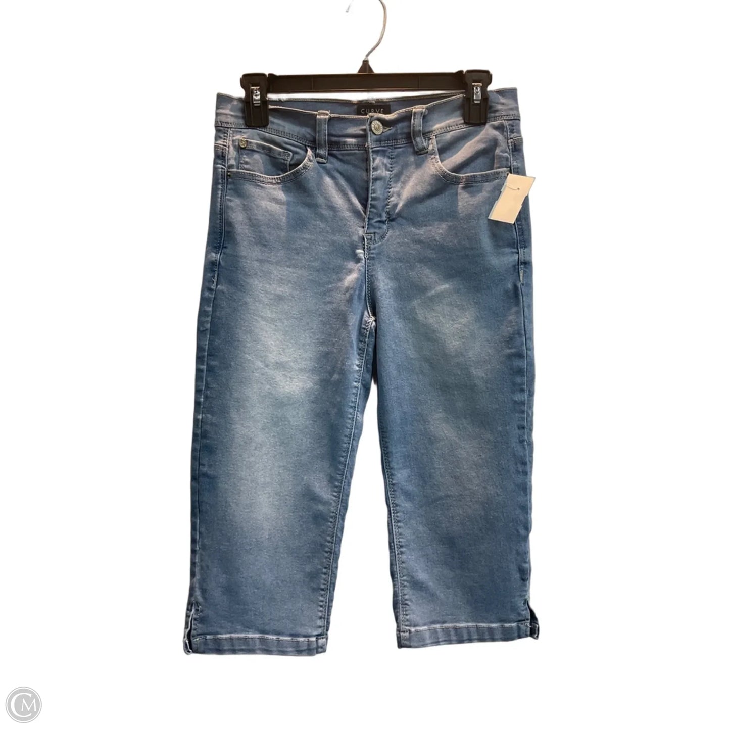 Capris By Curve Appeal In Blue, Size: 8