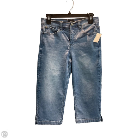 Capris By Curve Appeal In Blue, Size: 8