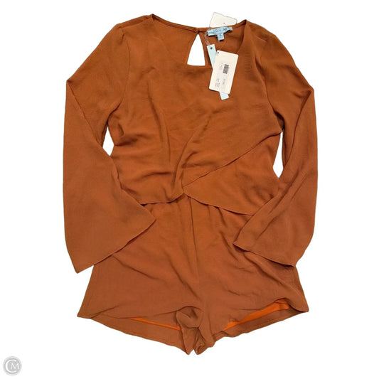 Romper By She + Sky In Orange, Size: S