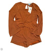 Romper By She + Sky In Orange, Size: S