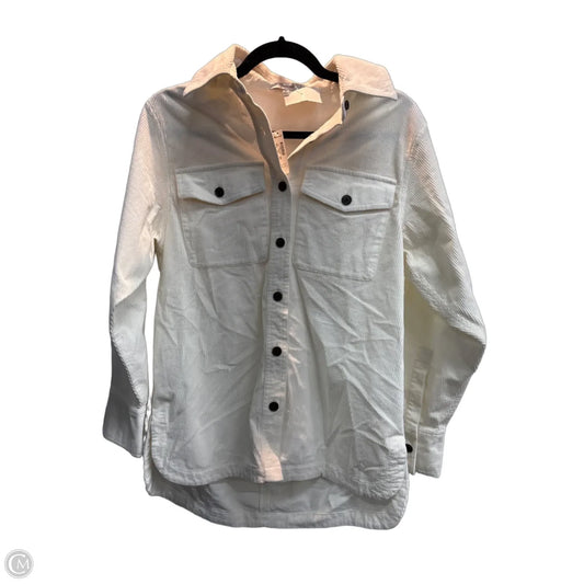 Jacket Denim By Madewell In White, Size: Xs