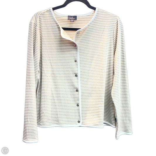 Cardigan By Nautica In Striped Pattern, Size: L