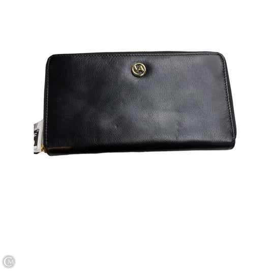 Wallet Leather By Valentina, Size: Medium