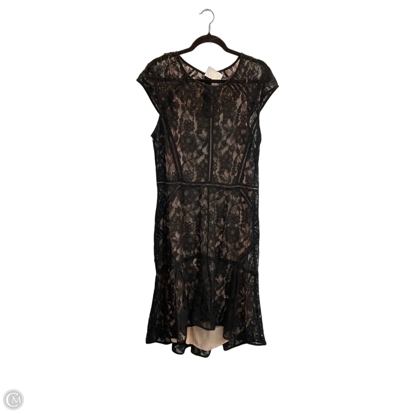 Dress Party Midi By Robert Rodriguez In Black & Pink, Size: Xl