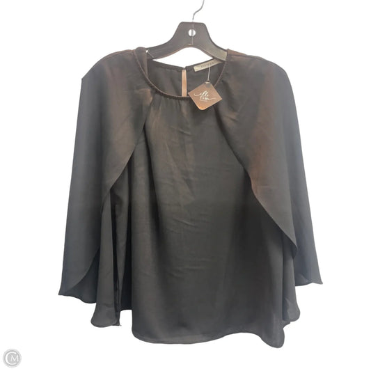 Top Short Sleeve By Ellison In Black, Size: L