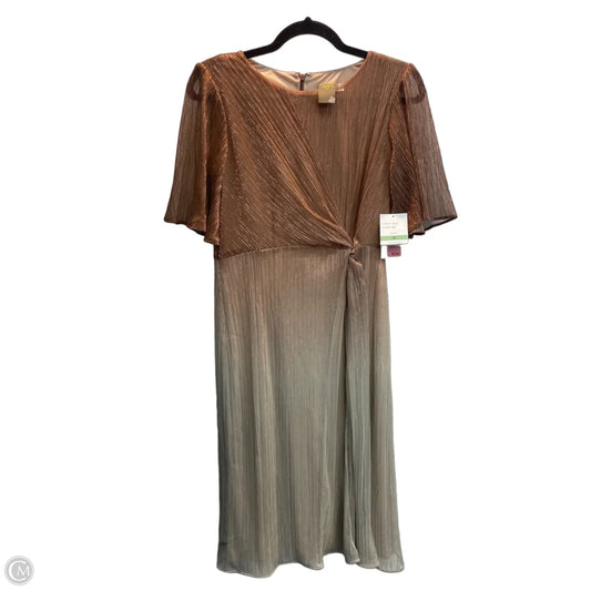 Dress Party Midi By Taylor In Ombre Print, Size: M