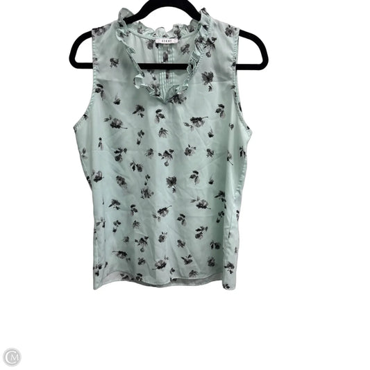 Top Sleeveless By Sioni In Floral Print, Size: M