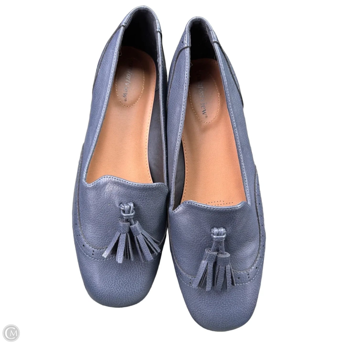 Shoes Flats By Comfortview In Navy, Size: 11