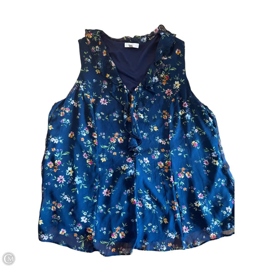 Top Sleeveless By Clothes Mentor In Floral Print, Size: 2x