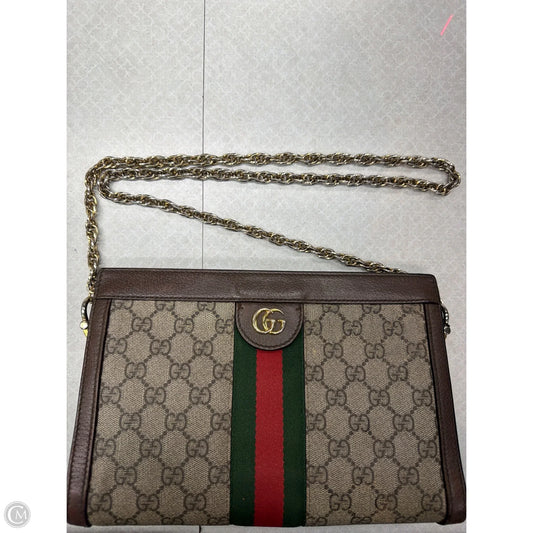 Crossbody Luxury Designer By Gucci, Size: Medium