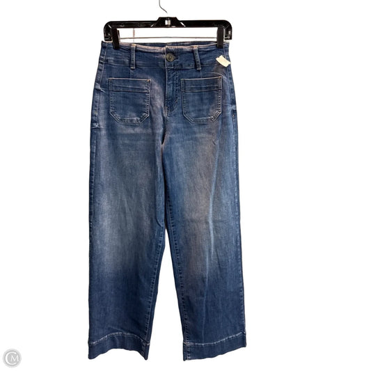 Jeans Wide Leg By Ana In Blue, Size: 4