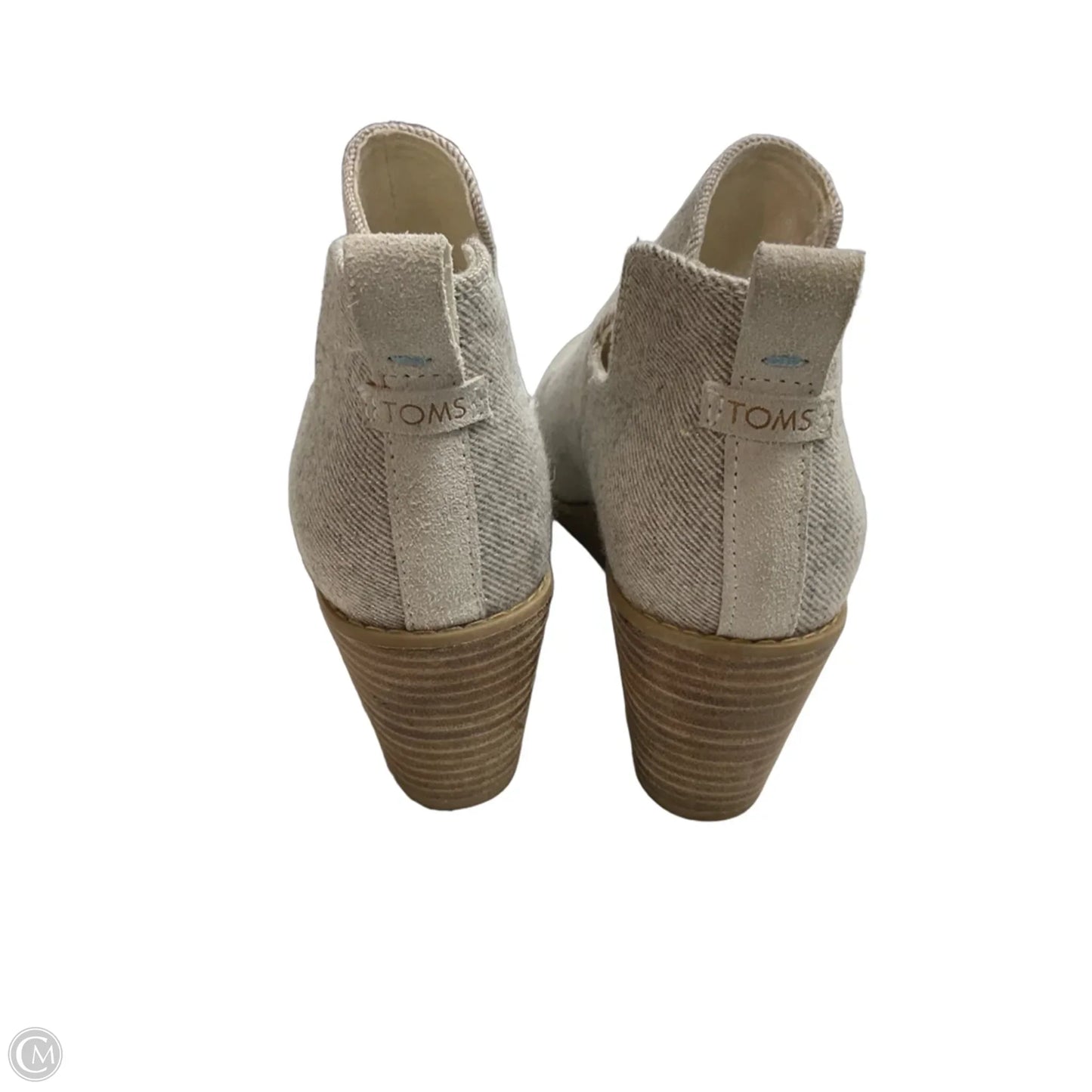 Shoes Heels Wedge By Toms In Taupe, Size: 9.5