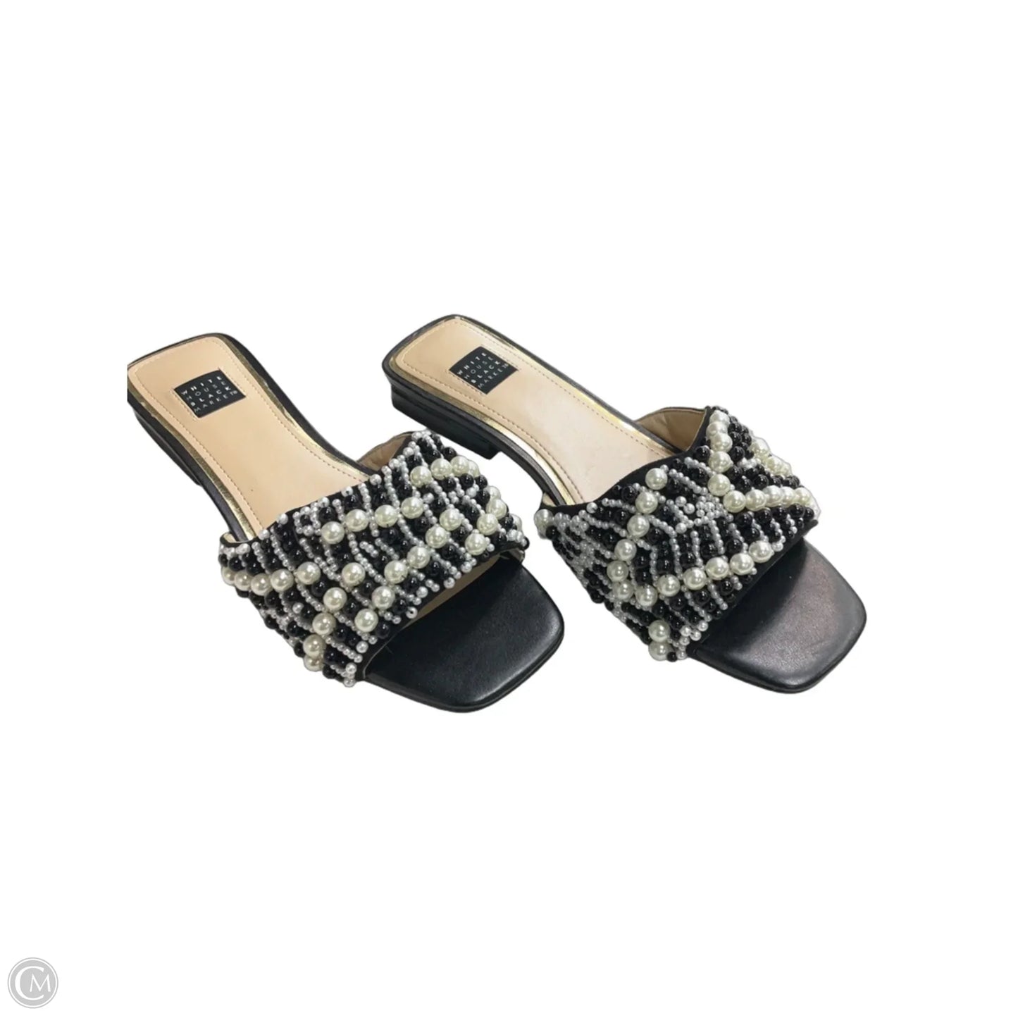Sandals Flats By White House Black Market In Black, Size: 7