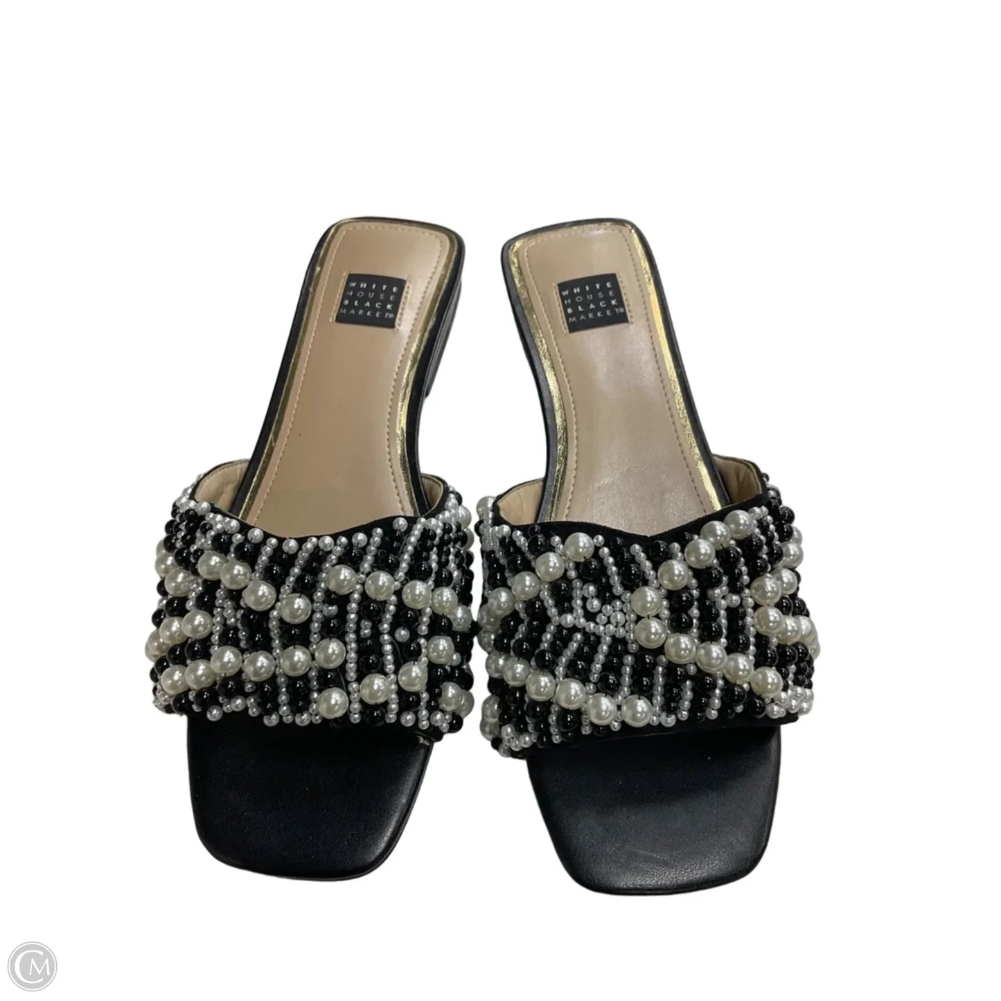 Sandals Flats By White House Black Market In Black, Size: 7