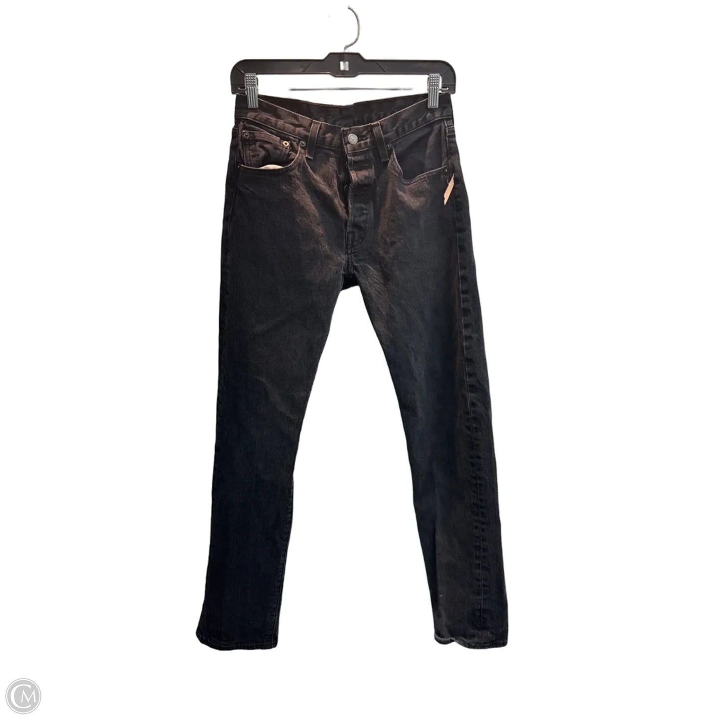Jeans Straight By Levis In Black, Size: 8