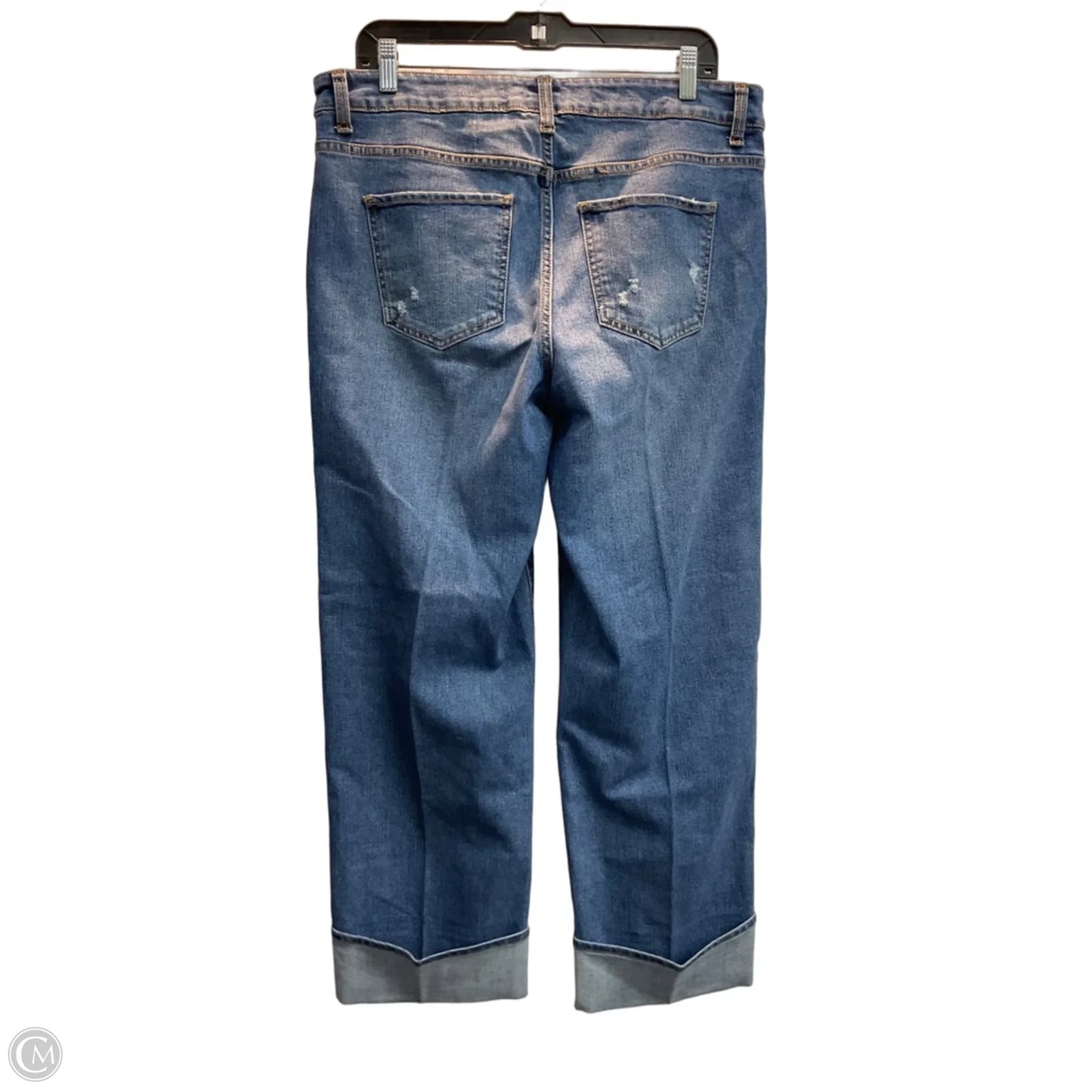 Jeans Straight By Time And Tru In Blue, Size: 14