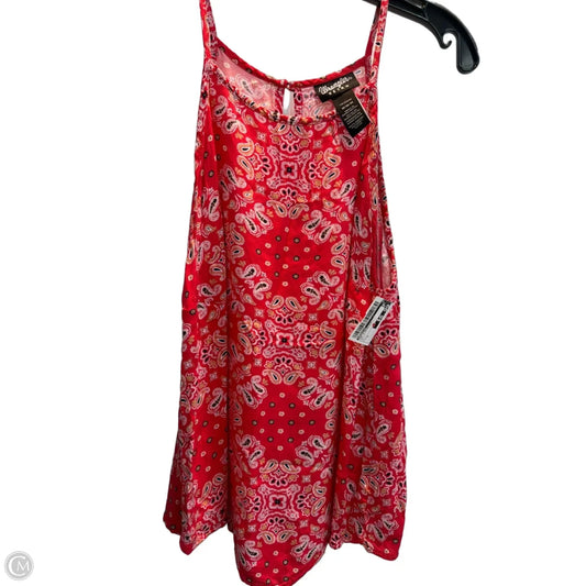 Top Sleeveless By Wrangler In Multi-colored, Size: M